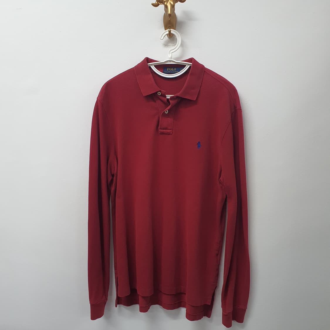 폴로 랄프로렌 정품 긴팔 카라티 상품이미지1