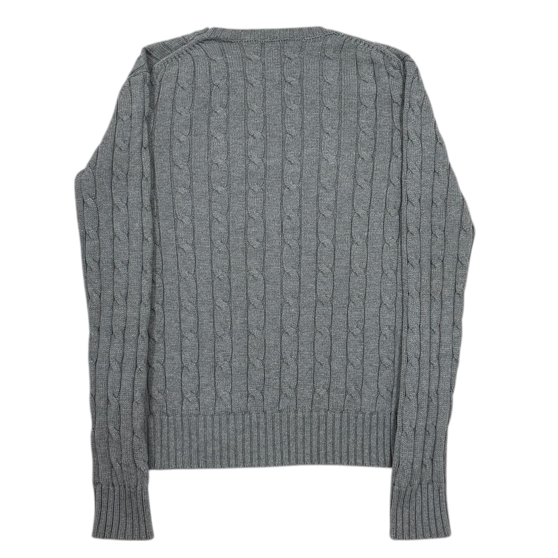 폴로 랄프로렌 그레이 꽈배기 케이블 니트 XS 상품이미지3