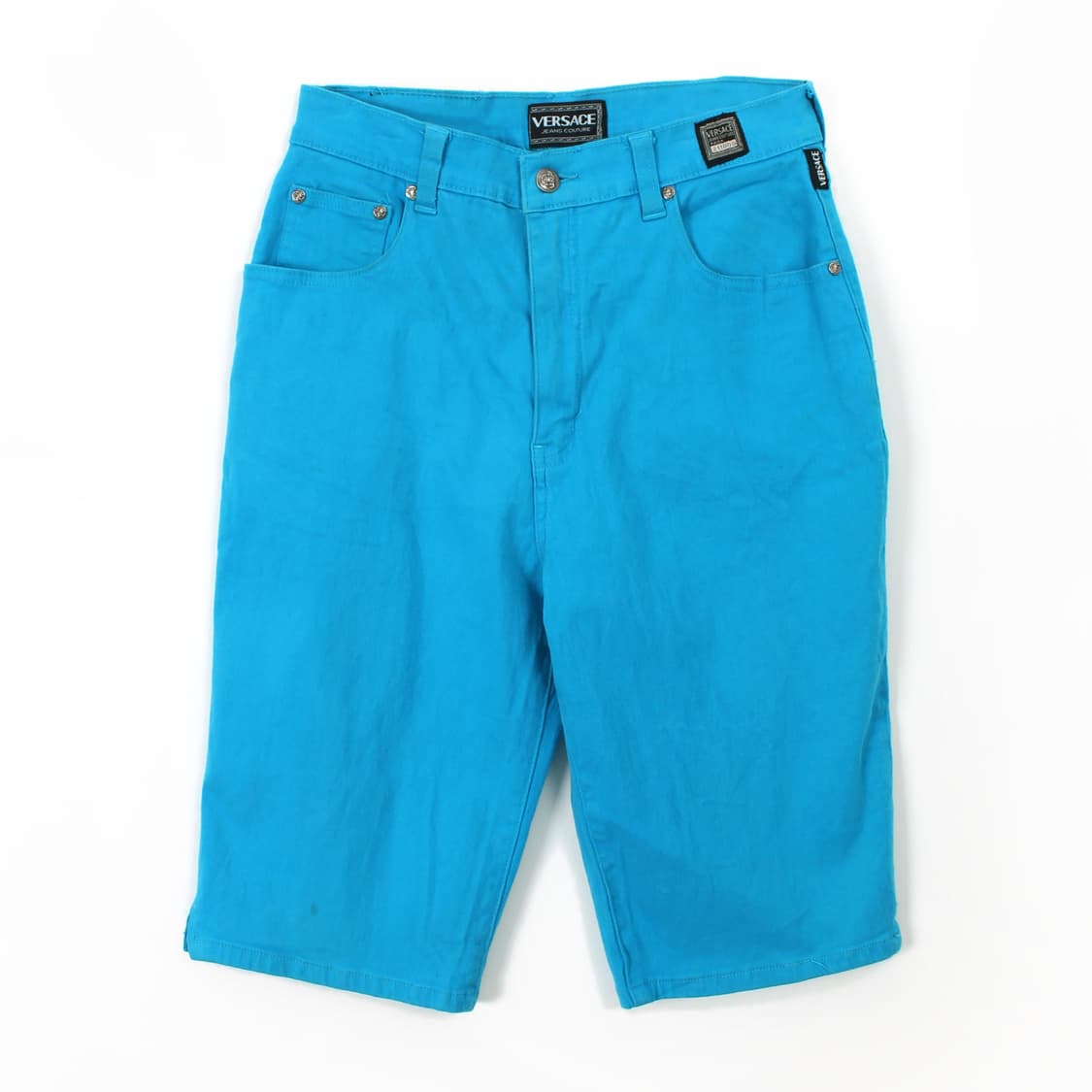 베르사체 VERSACE 빈티지 블루 데님 5부 반바지 상품이미지2