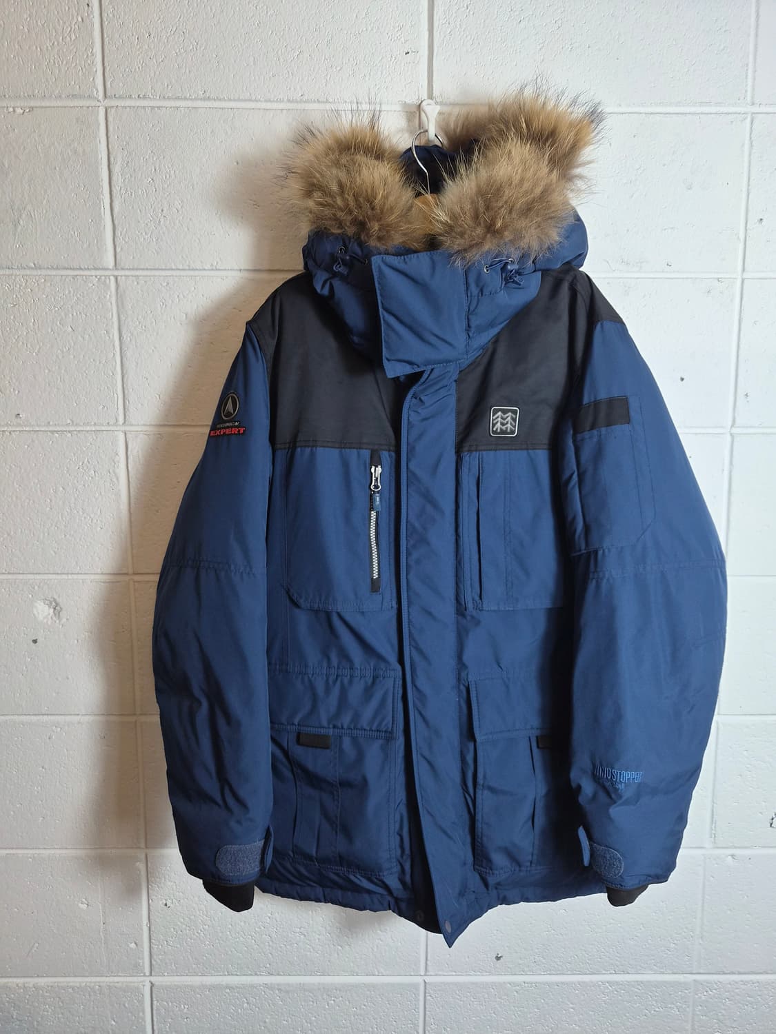 100) 코오롱 스포츠 윈드스토퍼 덕다운 패딩 팝니다 상품이미지1