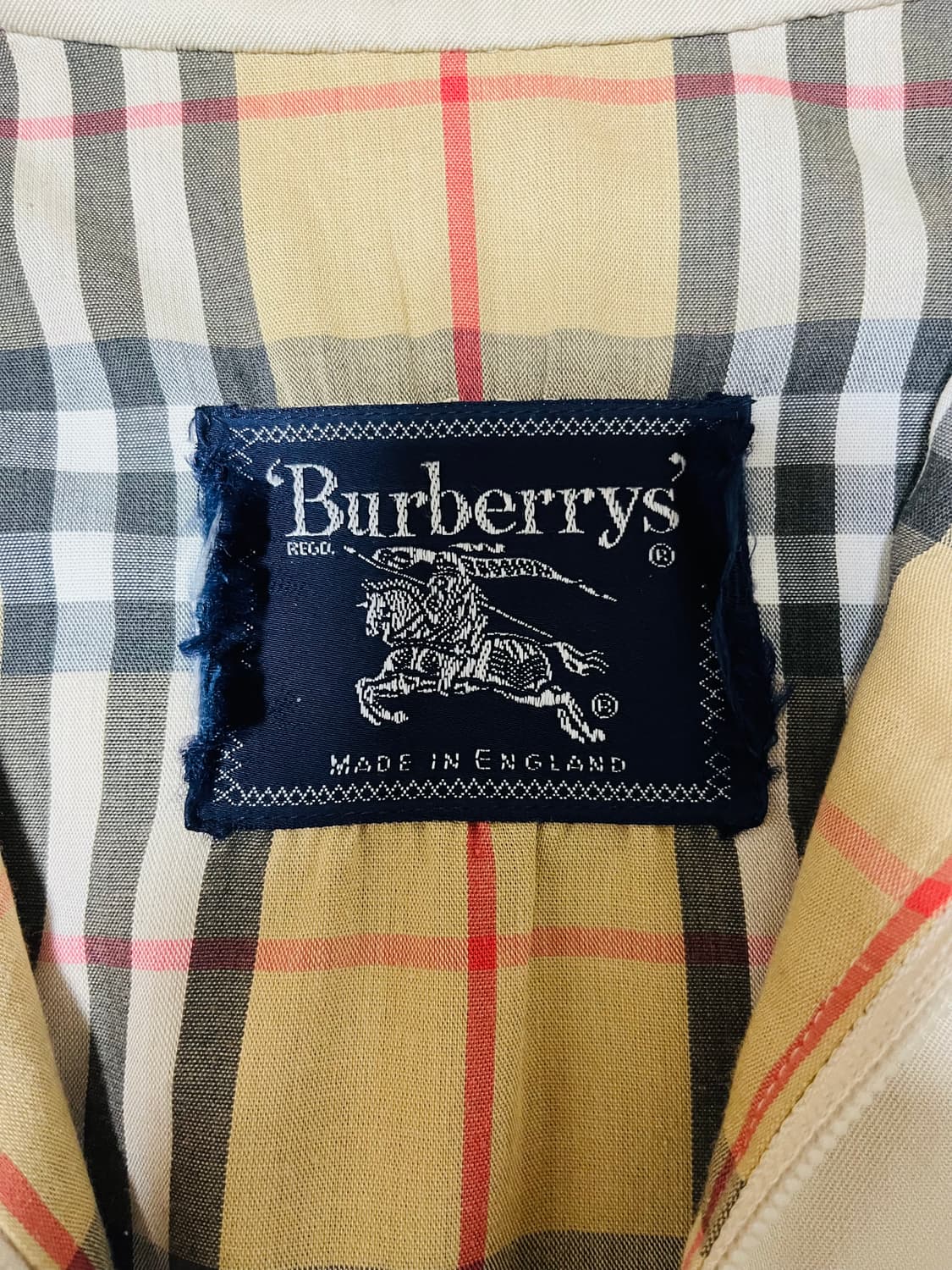 버버리 노바체크 블루종 자켓 상품이미지2