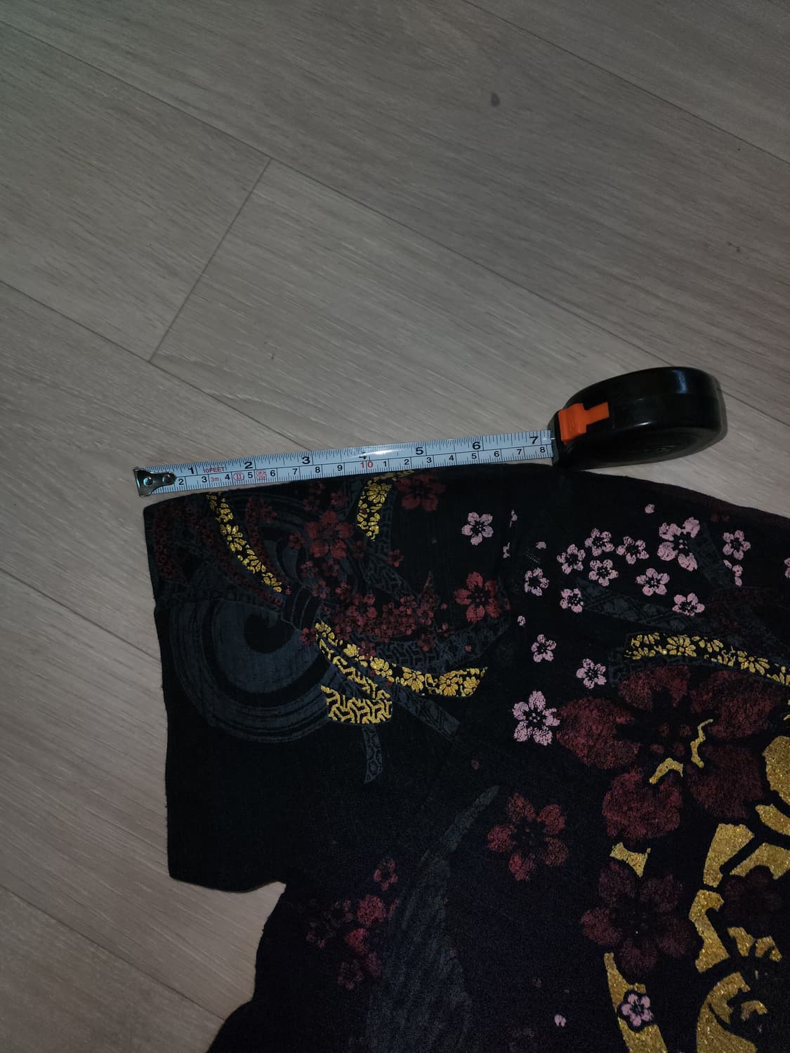 일본 빈티지 오리엔탈 봉황 입체프린팅 반팔티 상품이미지8