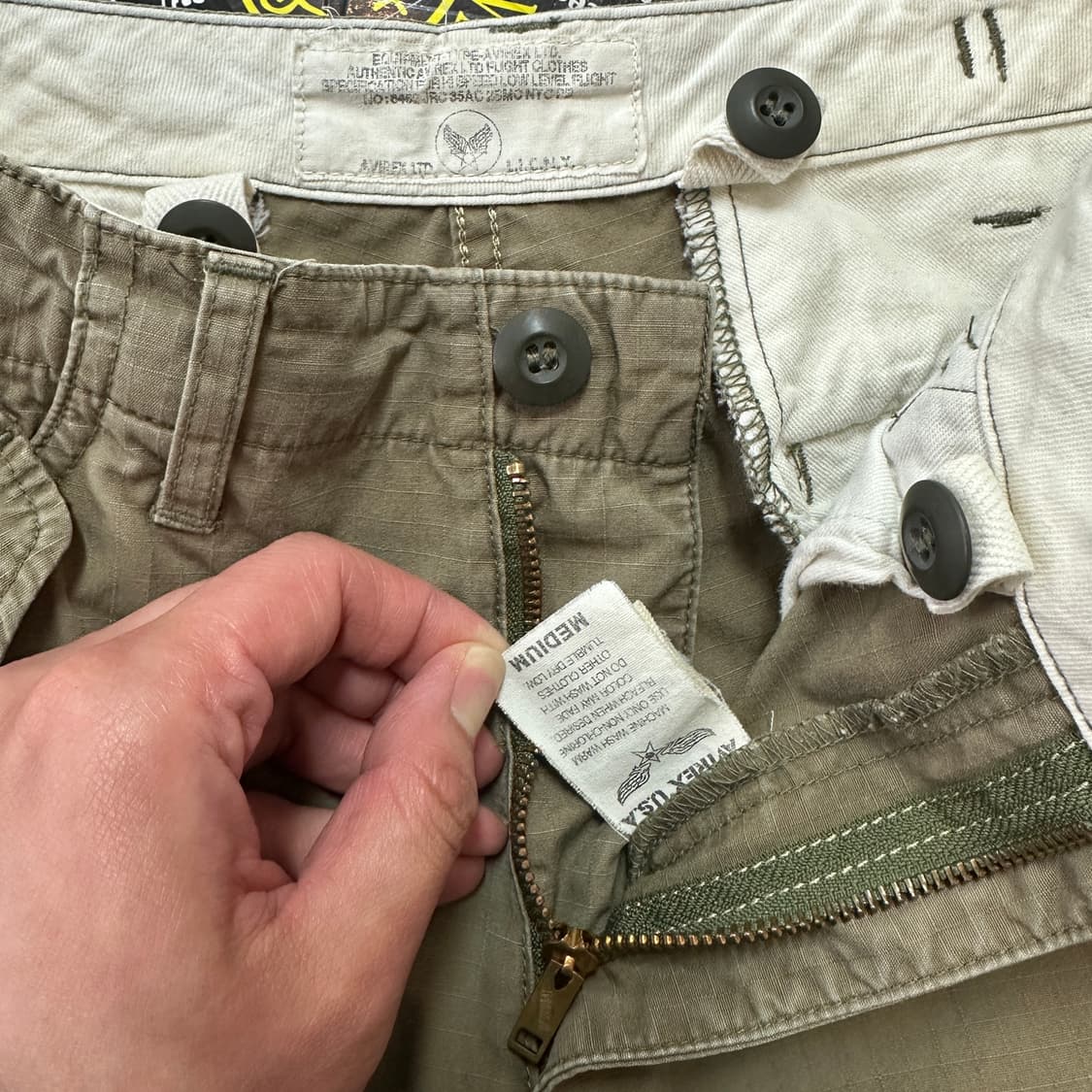 아비렉스 코튼 립스탑 M65 필드 팬츠 M(31) 상품이미지9