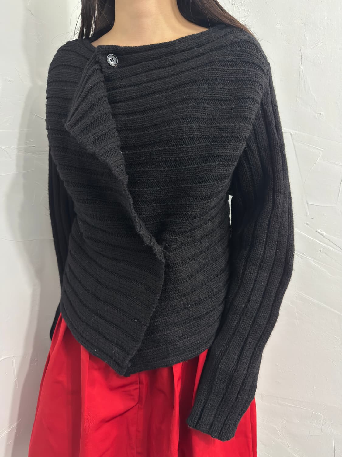 concettocarino knit wrap cardigan 상품이미지3