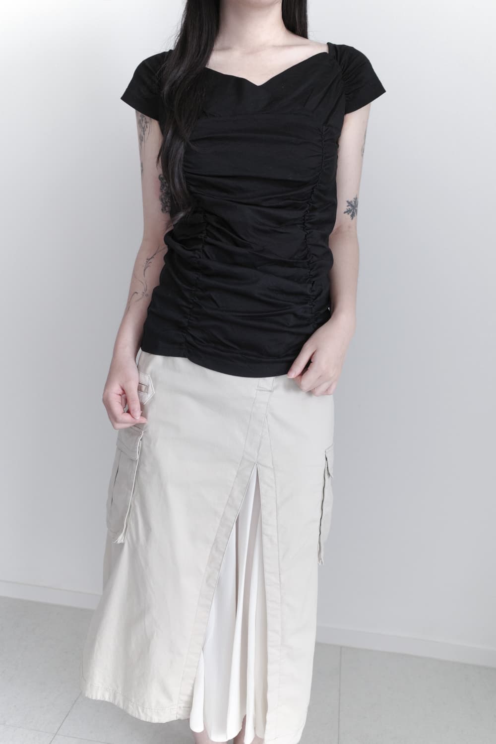 shirring half T 상품이미지5