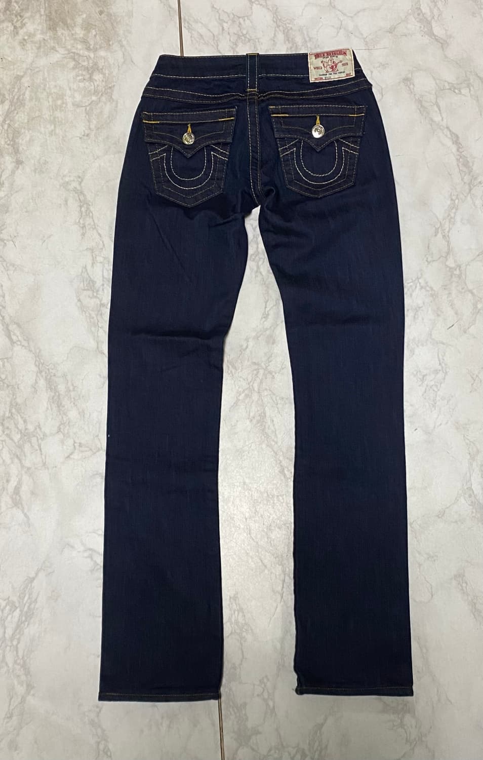 트루릴리젼 여성 진청 청바지 여성 26인치 상품이미지2