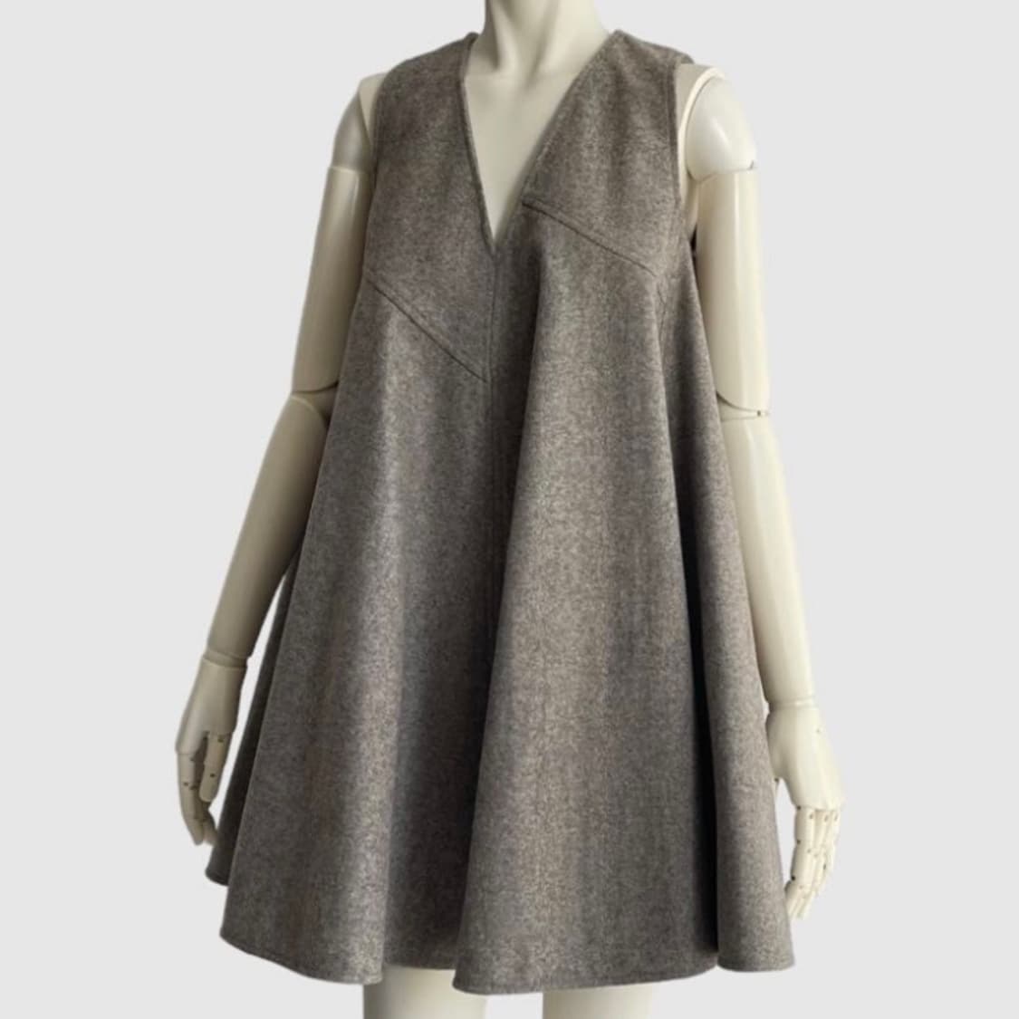 마티유블라지 보테가 베네타 23 울 드레스 원피스 미니 미디 슬리브리스 상품이미지2