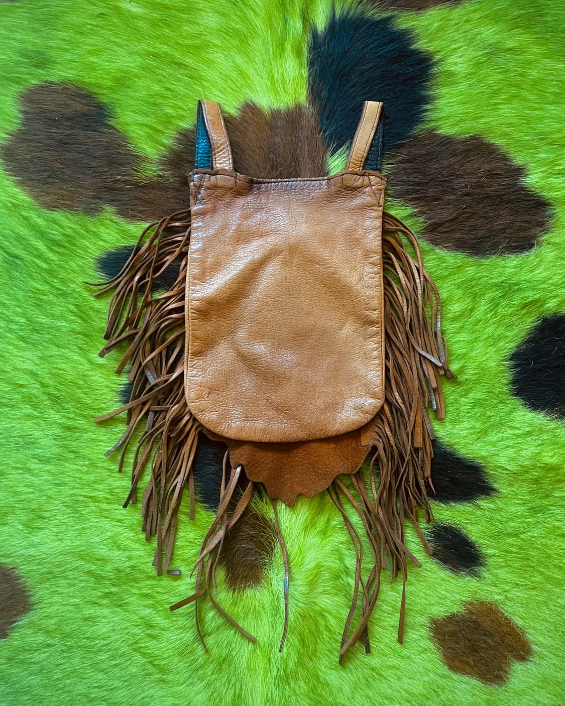 Native American Deer Skin Fringe Bag 상품이미지7