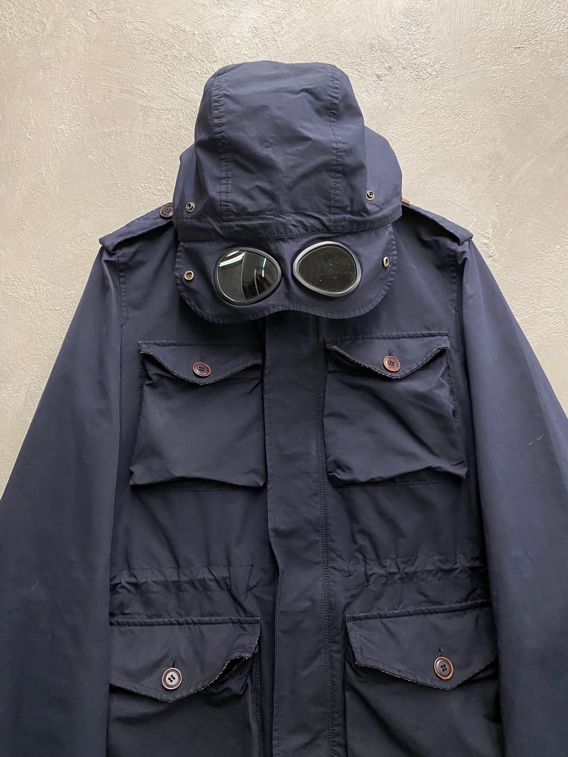 [95] C.P Company 씨피컴퍼니 고글 후드 필드자켓 네이비 상품이미지2