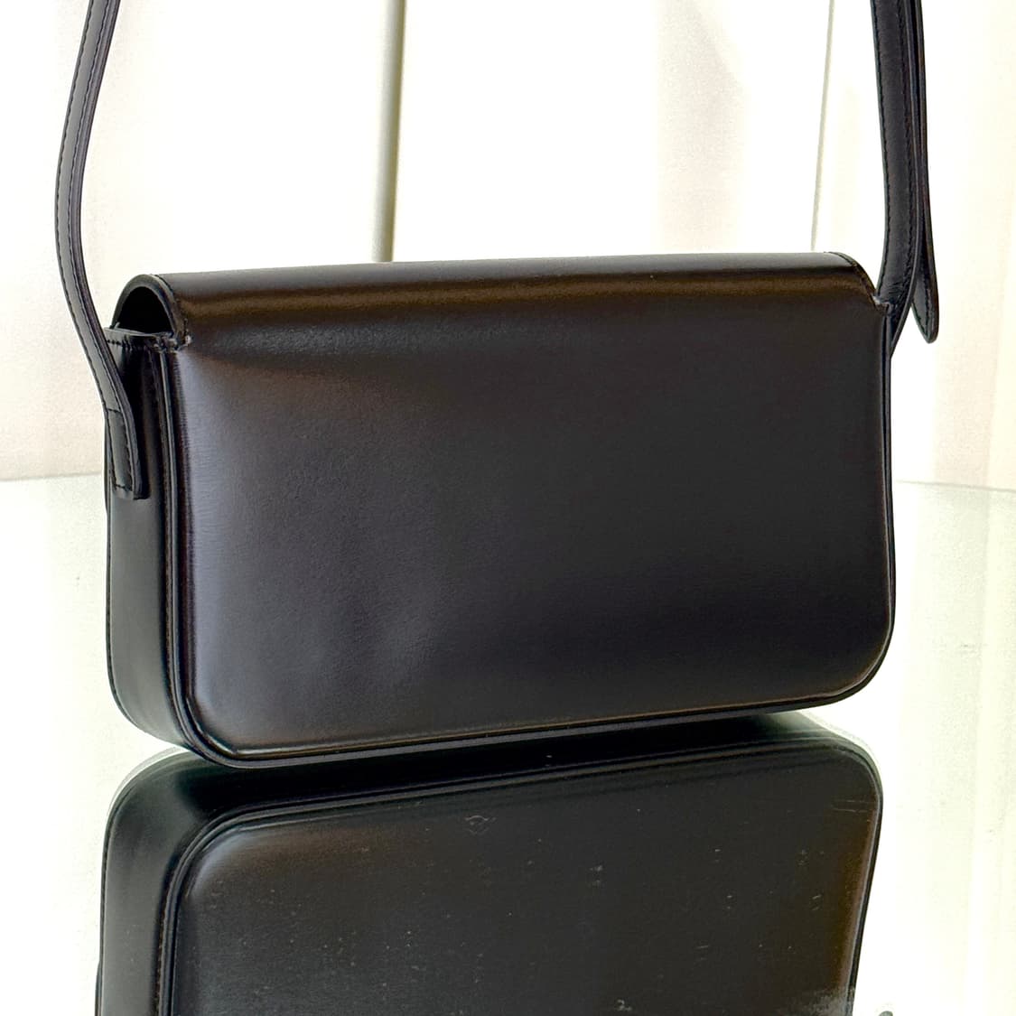 [새상품급/풀구성] 셀린느 클로드 숄더백 샤이니 카프스킨 상품이미지8