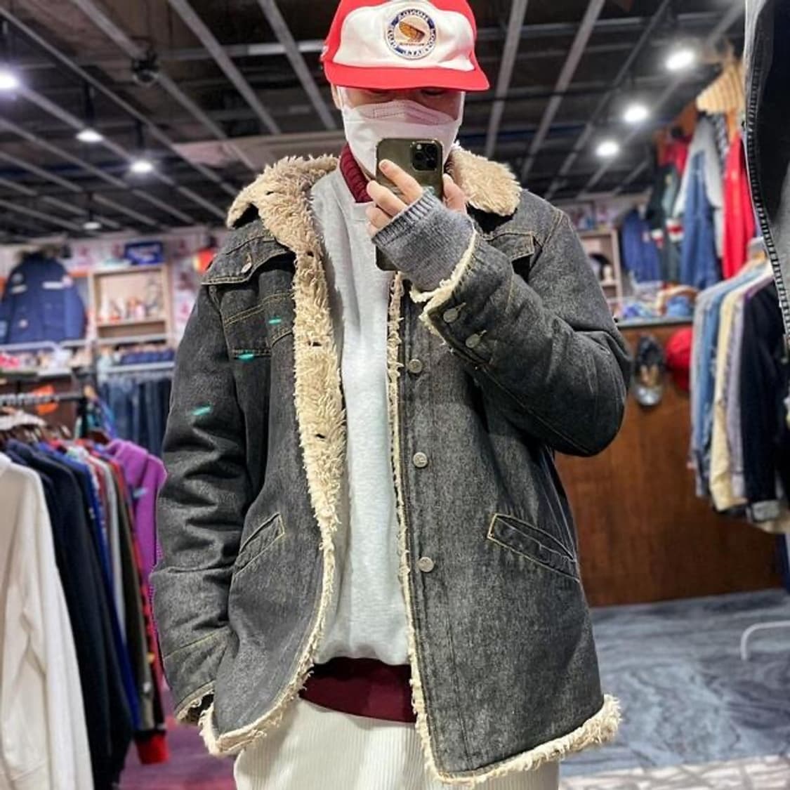 캘빈클라인 쉐르파 데님 자켓 (XL)  상품이미지2