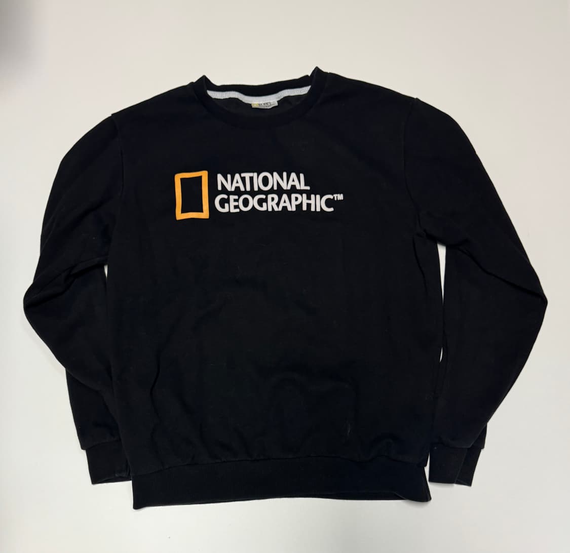 내셔널지오그래픽 리메이크 커스텀 로고 맨투맨 L 상품이미지1