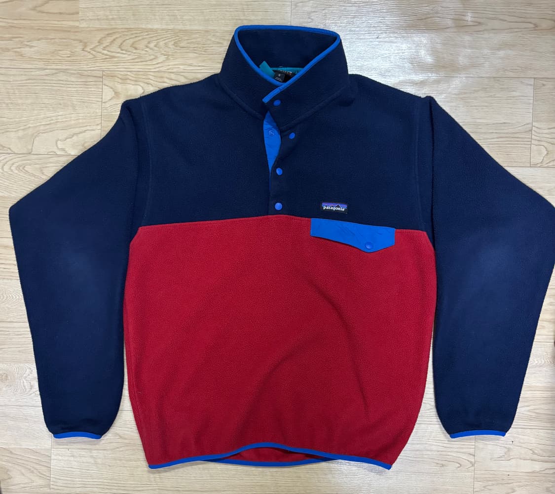파타고니아 신칠라 스냅티 레드/블루 M 카일리 제너 상품이미지2