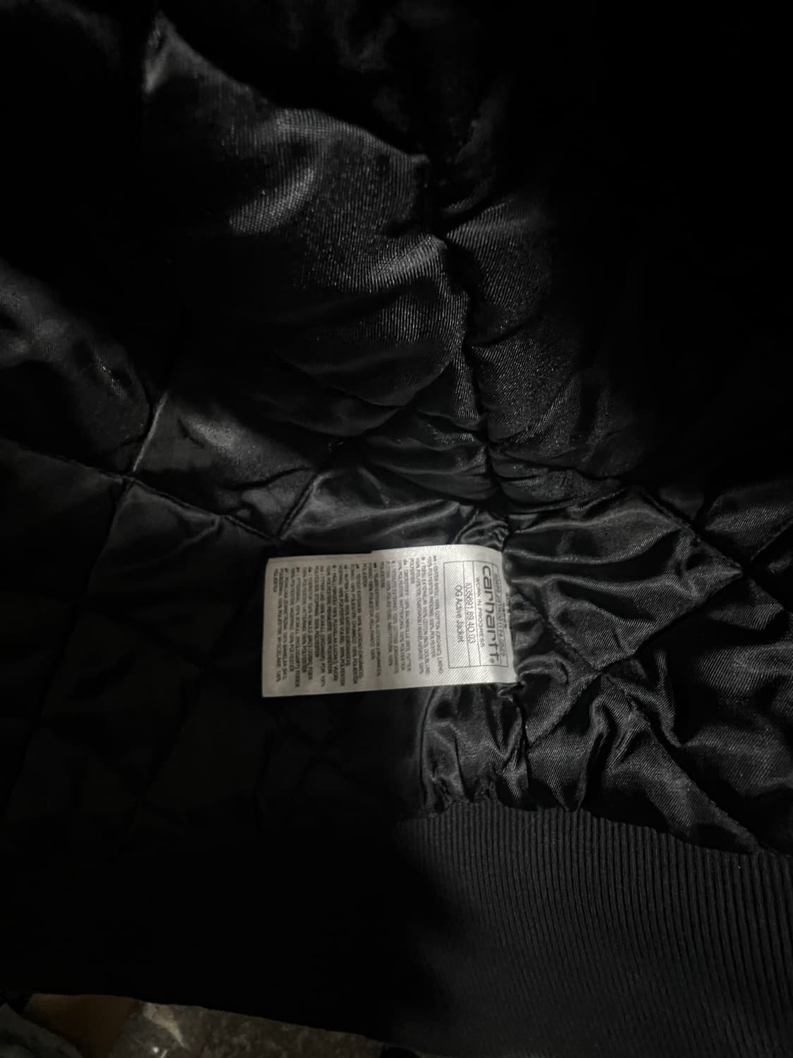 [M]칼하트 OG 액티브 자켓 블랙 스톤 캔버스 상품이미지4