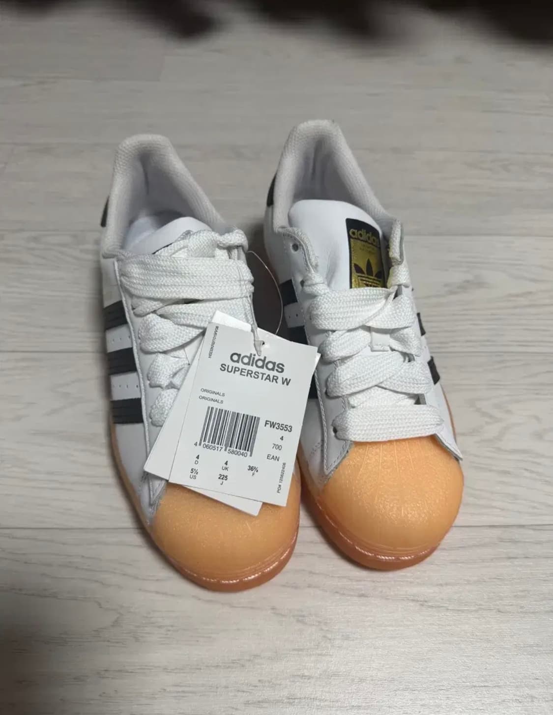 아디다스 슈퍼스타 W 흰색 FW3553 새상품 상품이미지3