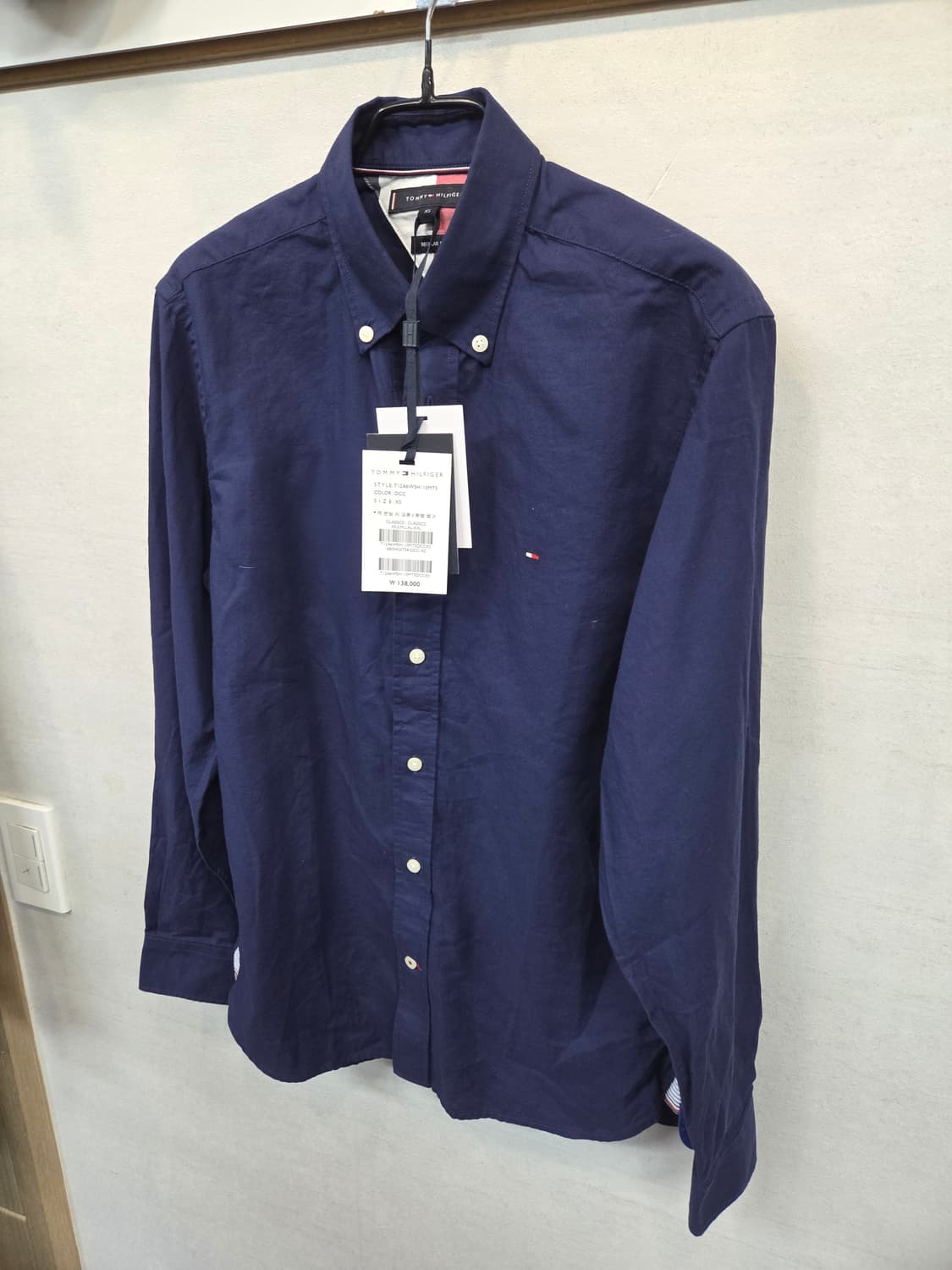 타미힐피거 린넨 느낌 셔츠긴팔 xs 레귤러핏  상품이미지8