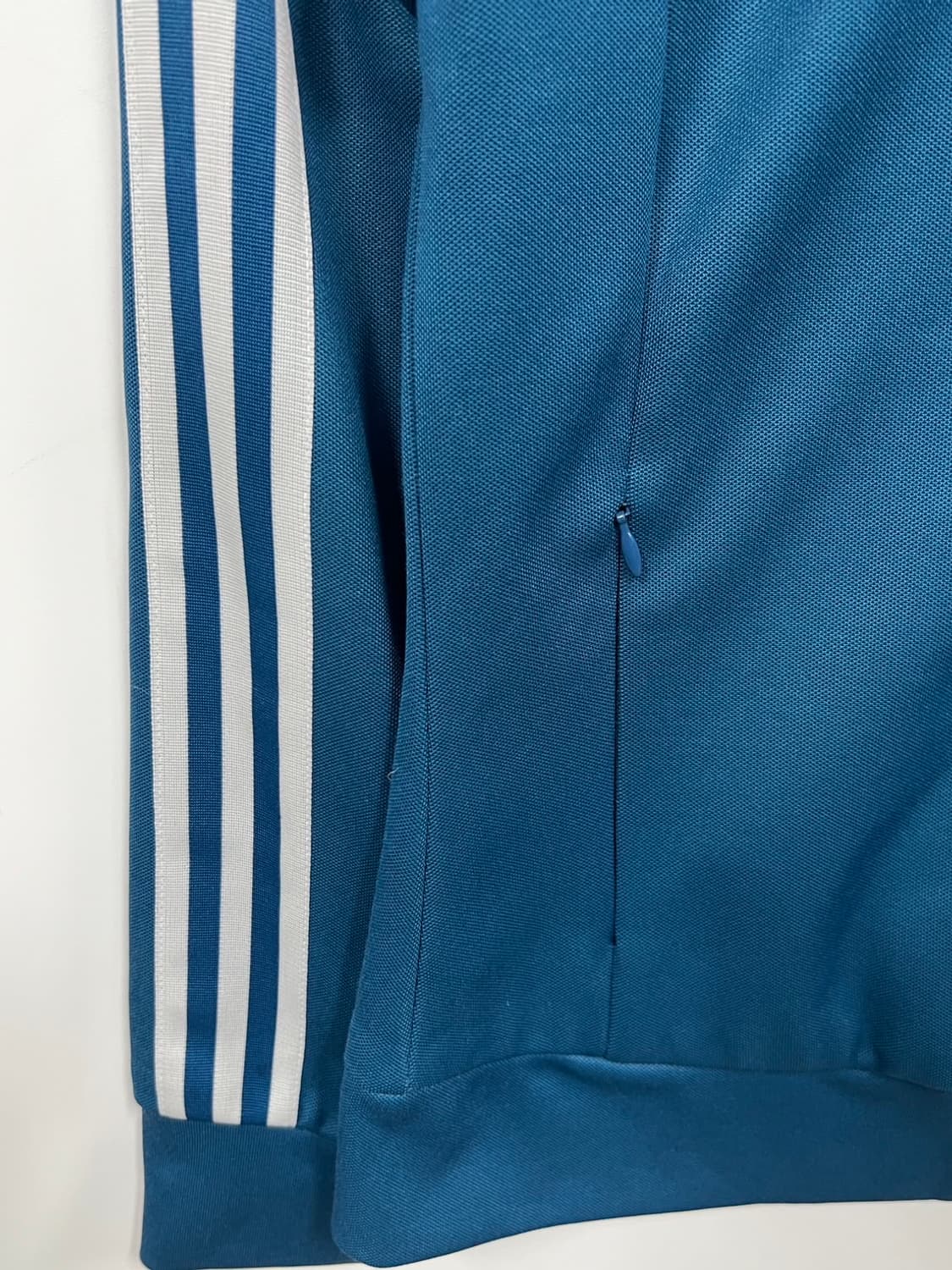 Y2K 아디다스 트레포일 유로파 청록 트랙 져지 상품이미지3