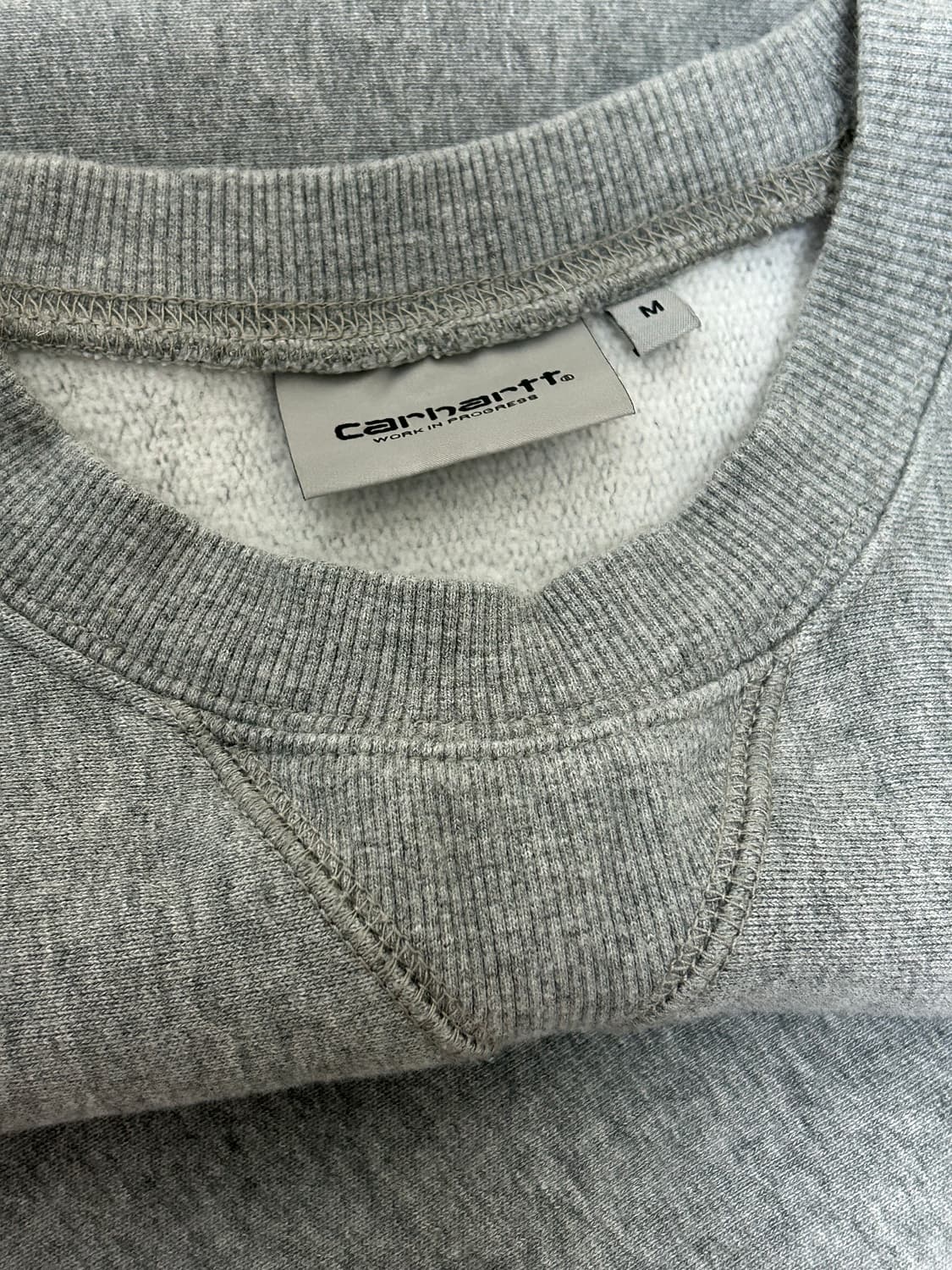 칼하트 wip 그레이 아메리칸 스크립스 스웻셔츠 상품이미지6