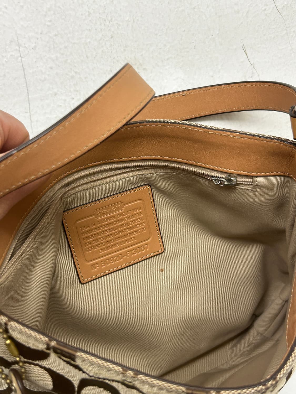 Y2K 코치 시그니처 숄더백 상품이미지6