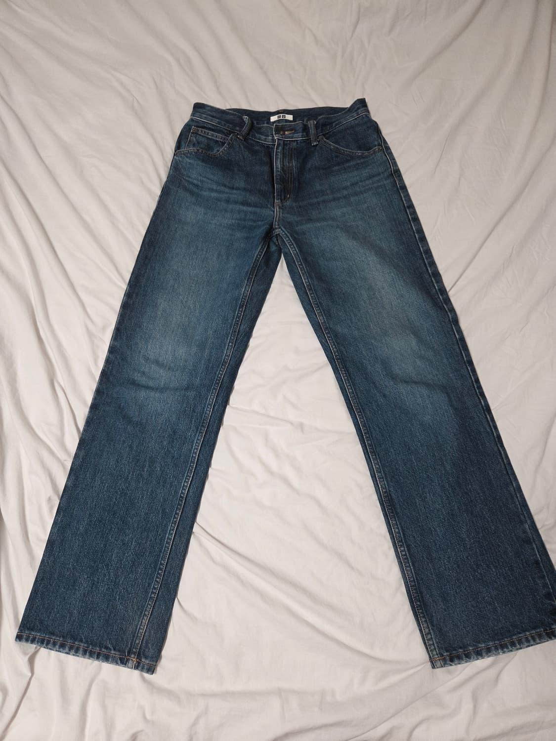 U 레귤러피트 스트레이트 하이라이즈진 27사이즈 상품이미지1