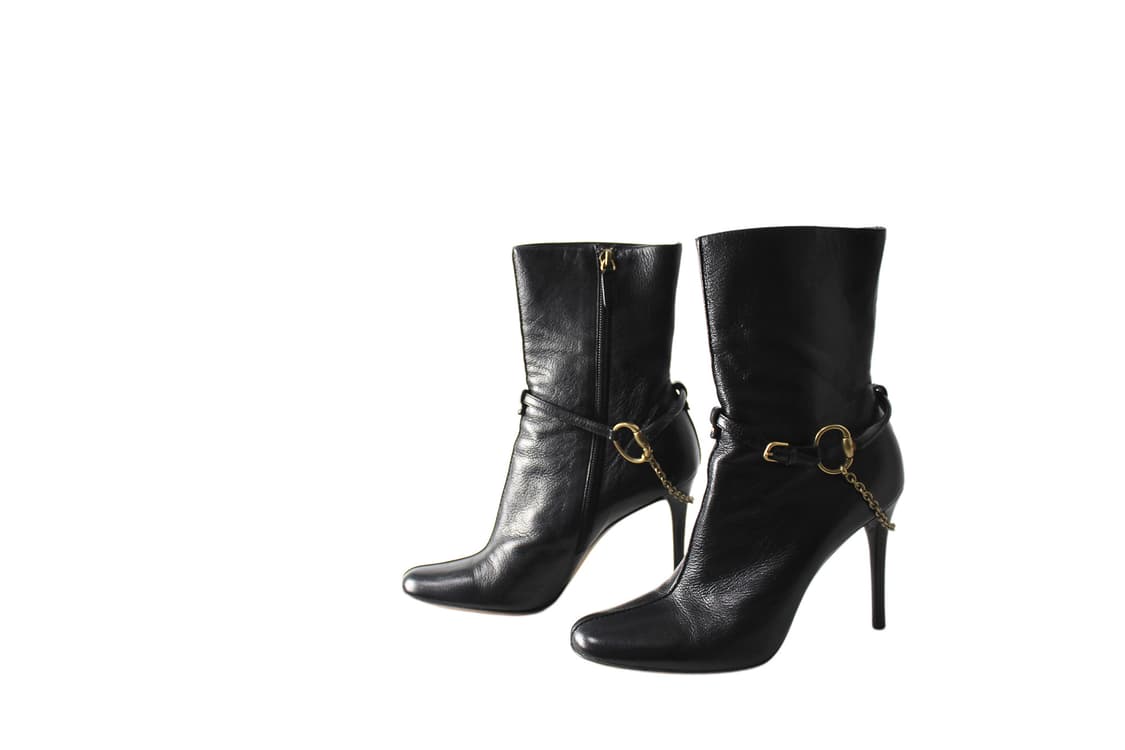 Gucci Horsebit boots 구찌 홀스빗 체인 하네스 앵클 부츠 상품이미지2