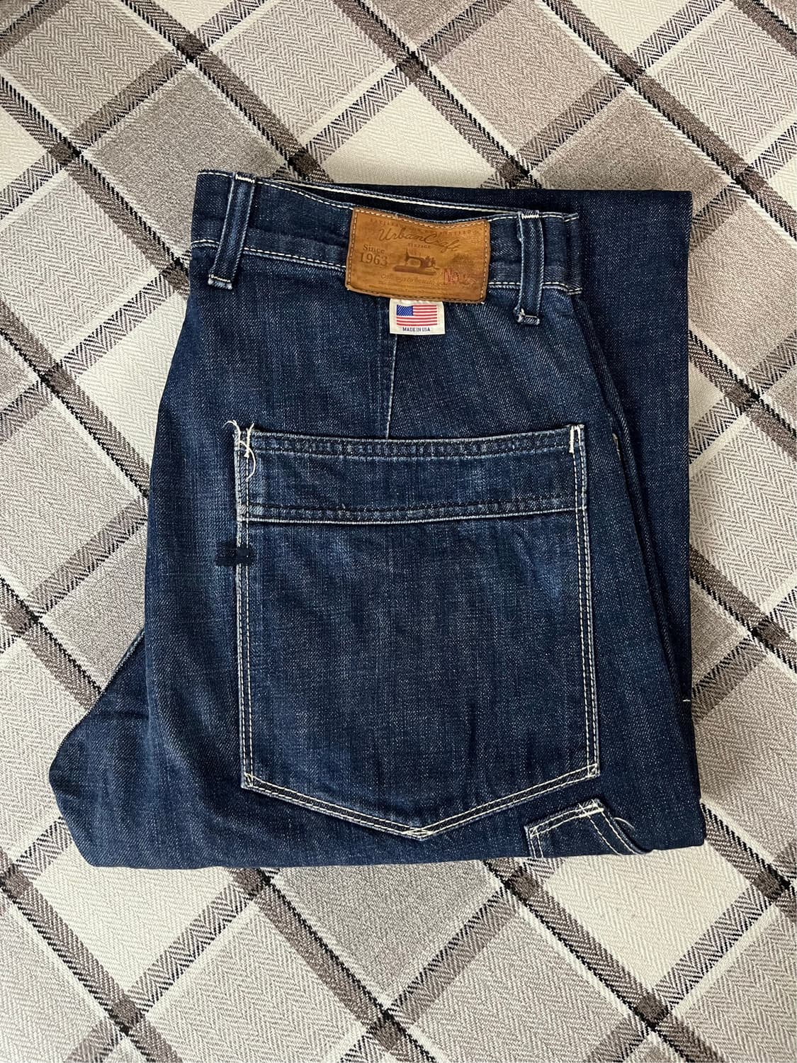 USA 빈티지 베이커 카펜터 데님 워크 팬츠 상품이미지1