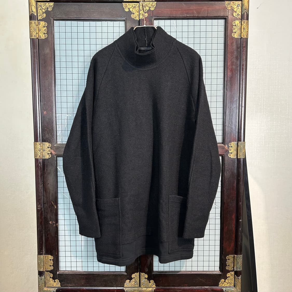 The viridi anne 축융 울 하이넥 니트 상품이미지1