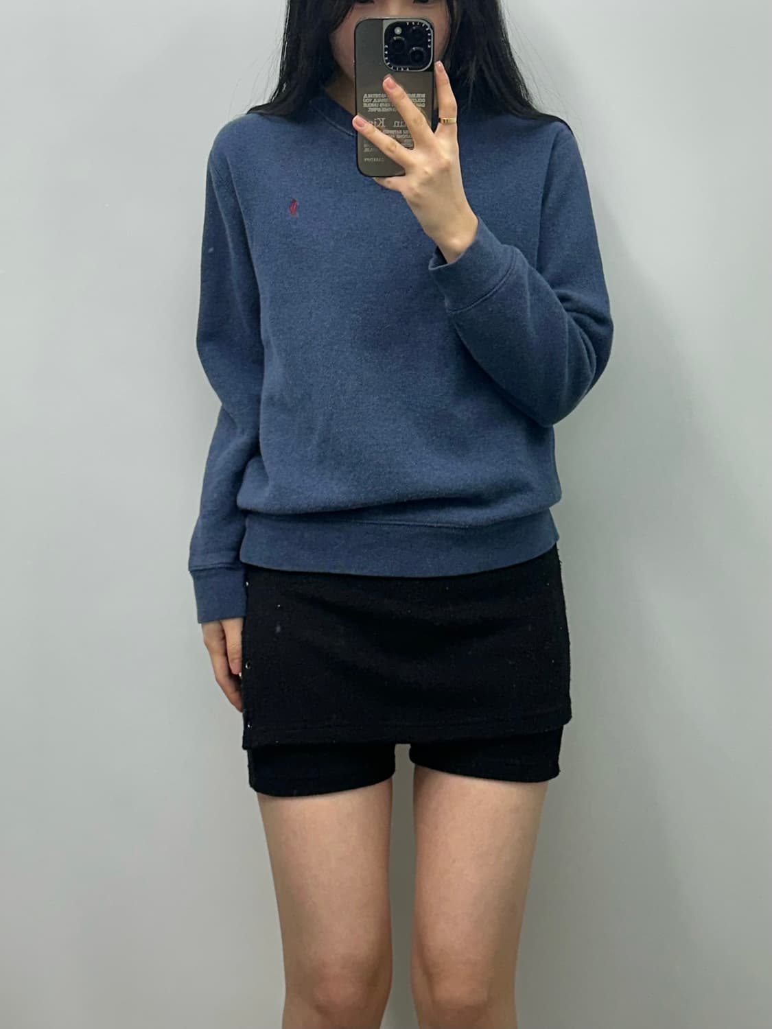 폴로 랄프로렌 네이비 맨투맨 상품이미지1