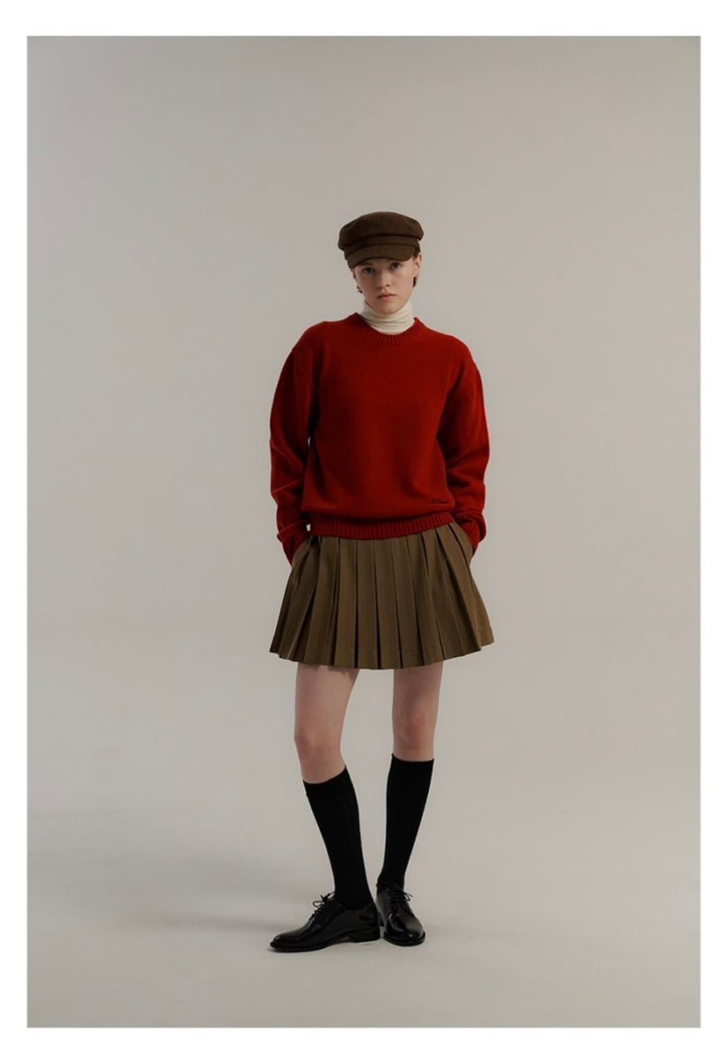 르베이스먼트 Scott Wool Margot Hat - 브라운 상품이미지2