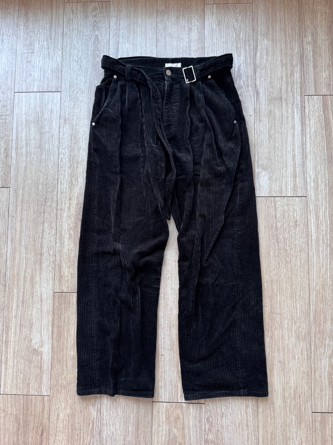 함오피스 11pants 코듀로이 팬츠 블랙 / S 상품이미지2