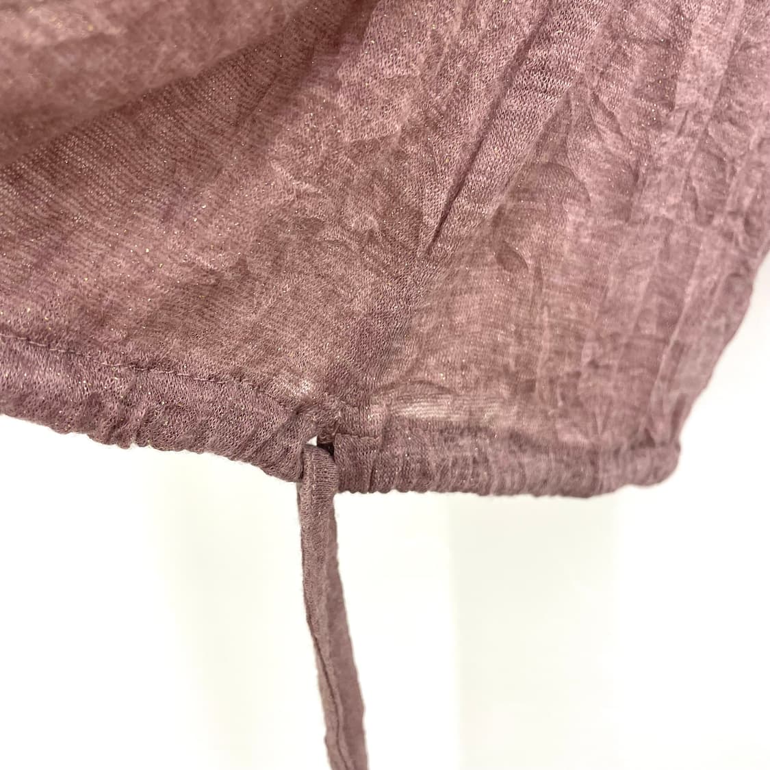 dusty mauve sheer cowl Top 상품이미지4