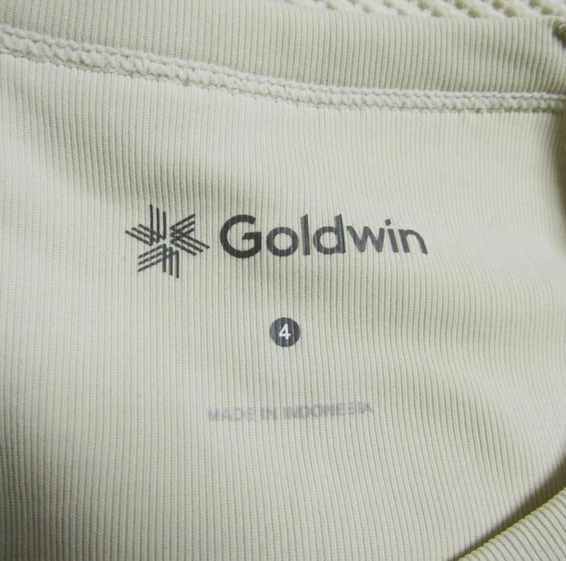 Goldwin 골드윈 와플 롱슬리브 티셔츠 아이보리 상품이미지6