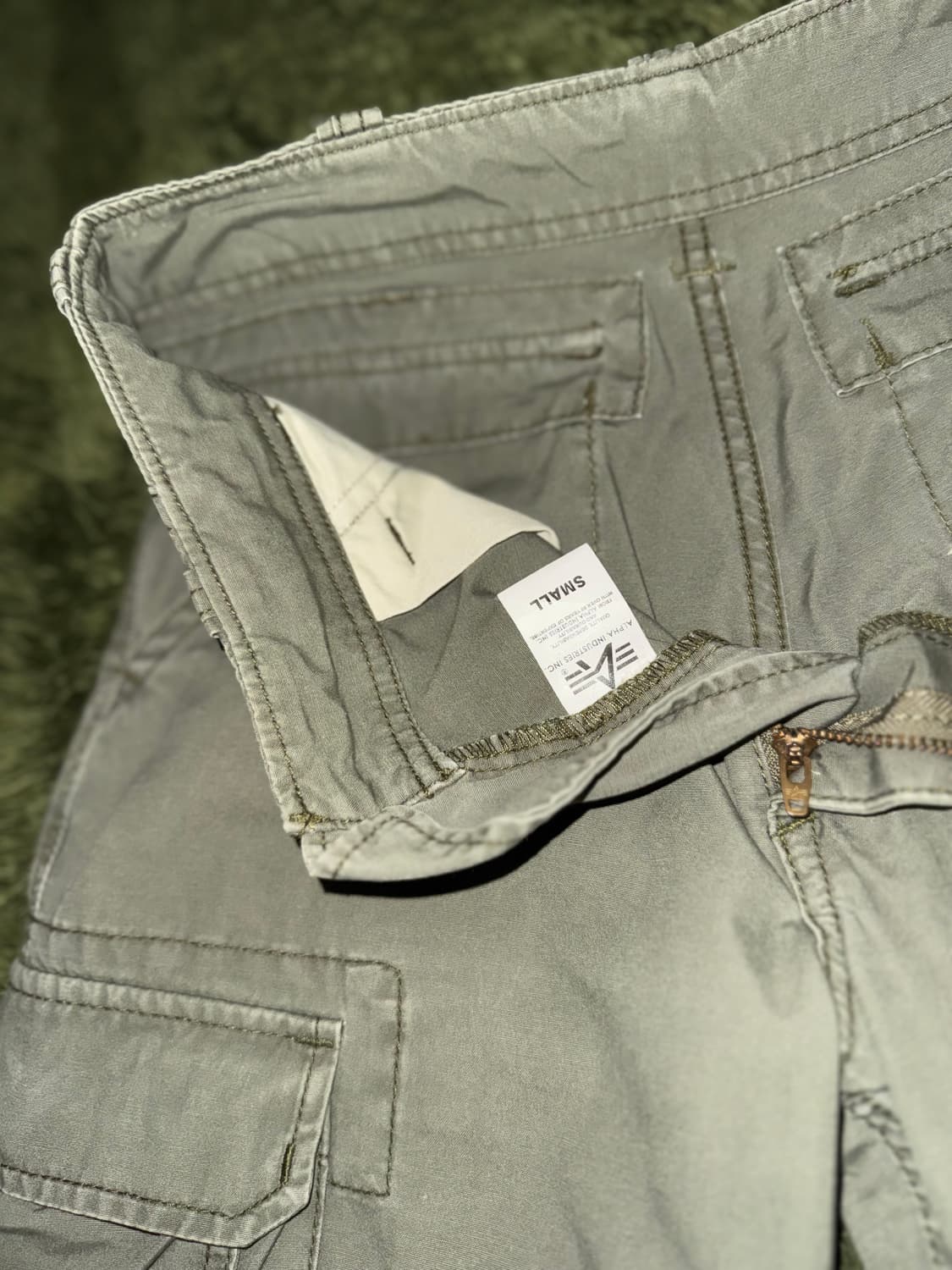 [S] 알파인더스트리 재팬 릴리즈 멀티 카고 팬츠 세이지 그린 상품이미지4