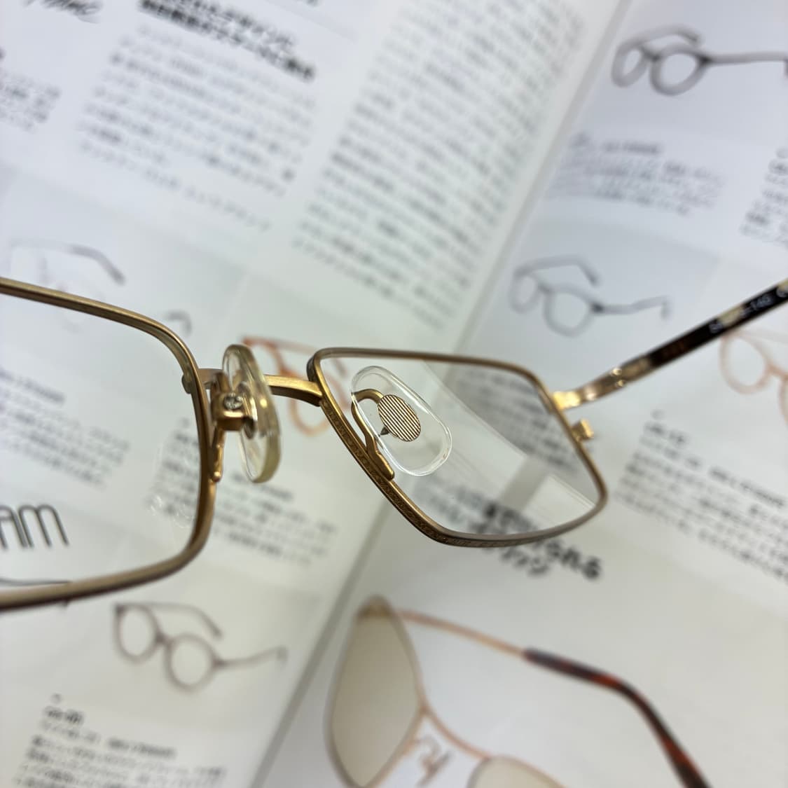 MATSUDA 마츠다 스퀘어 티타늄 엔틱 골드 안경 상품이미지9