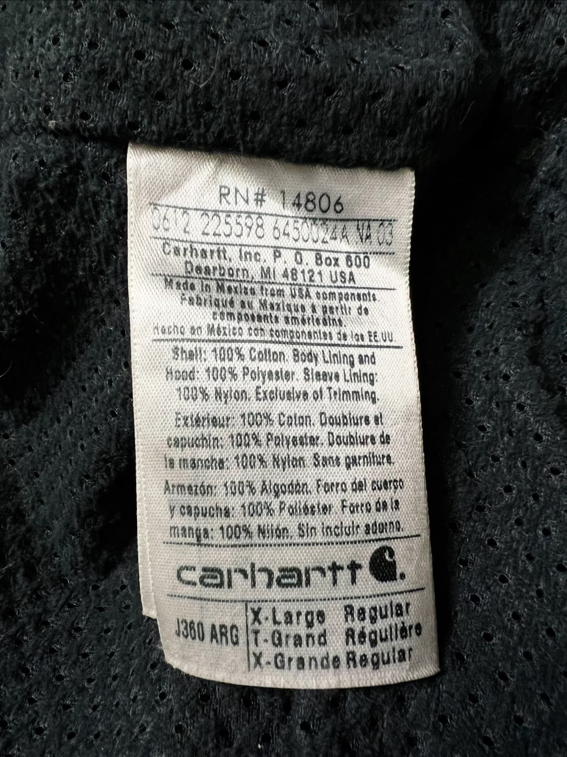 칼하트 J360 액티브 자켓 상품이미지6