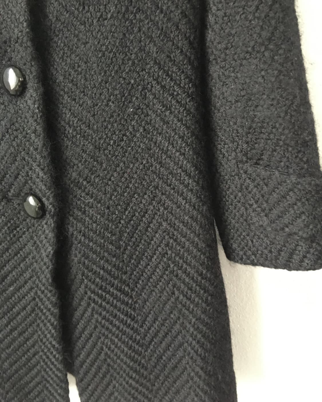 Pattern point high neck coat 상품이미지5