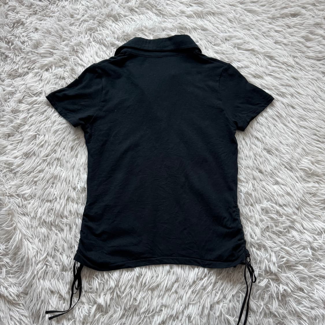 LA CHAMBRE 일본빈티지 y2k 카라티 반팔 보세반팔 S 38 상품이미지3