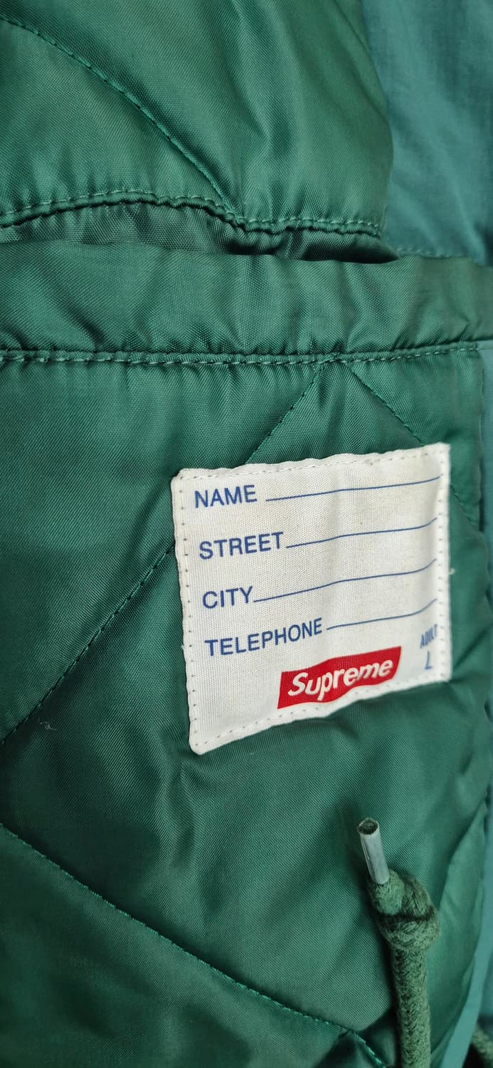 슈프림 핀스트라이프 판넬 파카 L 상품이미지5