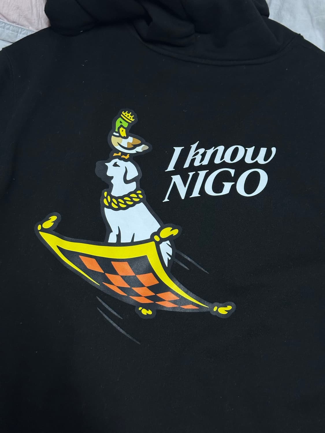 [L] I Know NIGO 후드 블랙 상품이미지1