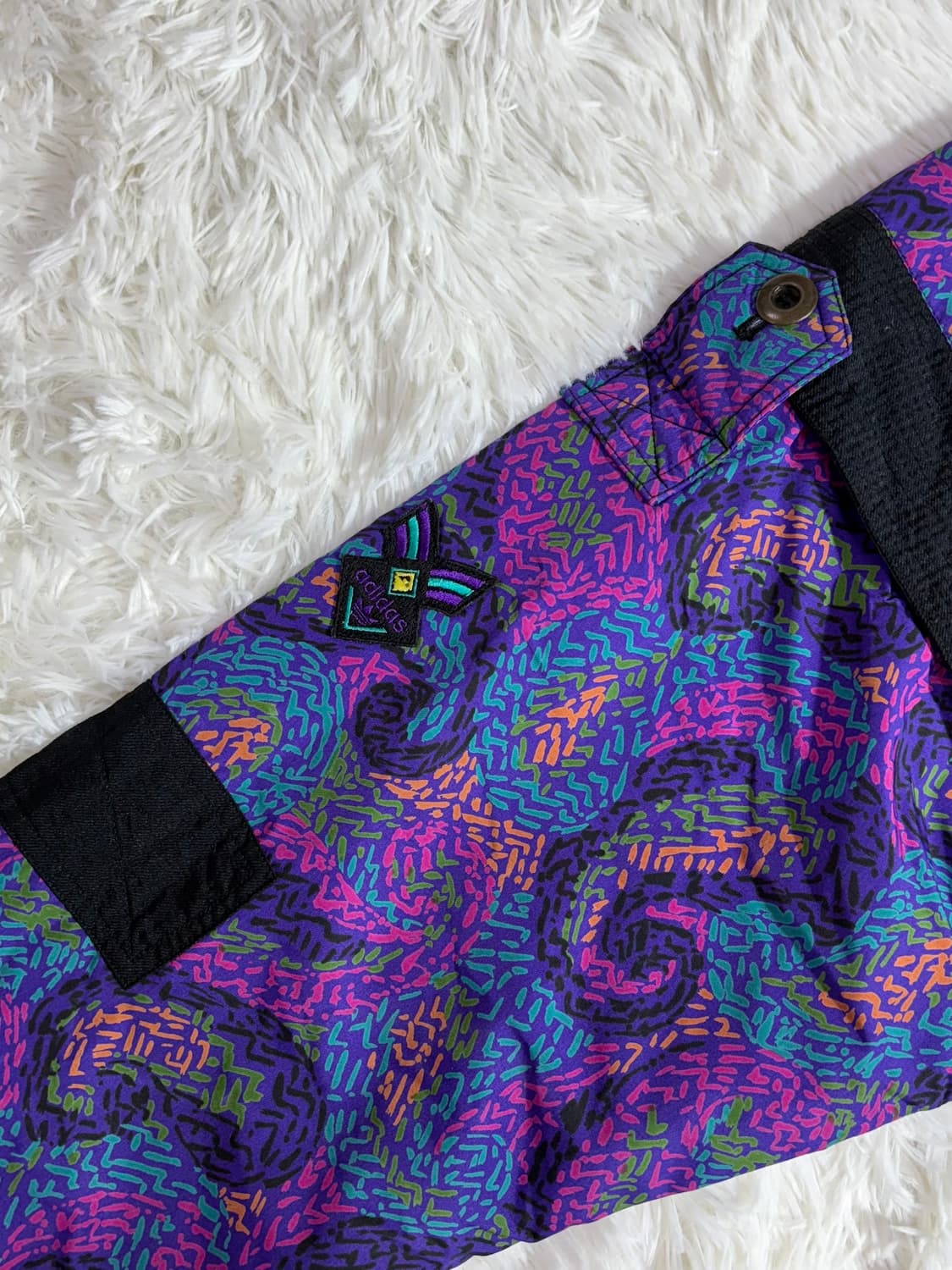 아디다스 90‘s 스키 패턴 반집업 아노락  상품이미지9