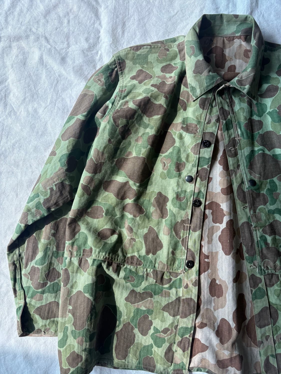 WWii USMC P-44 Frogskin Camo Jacket 상품이미지2