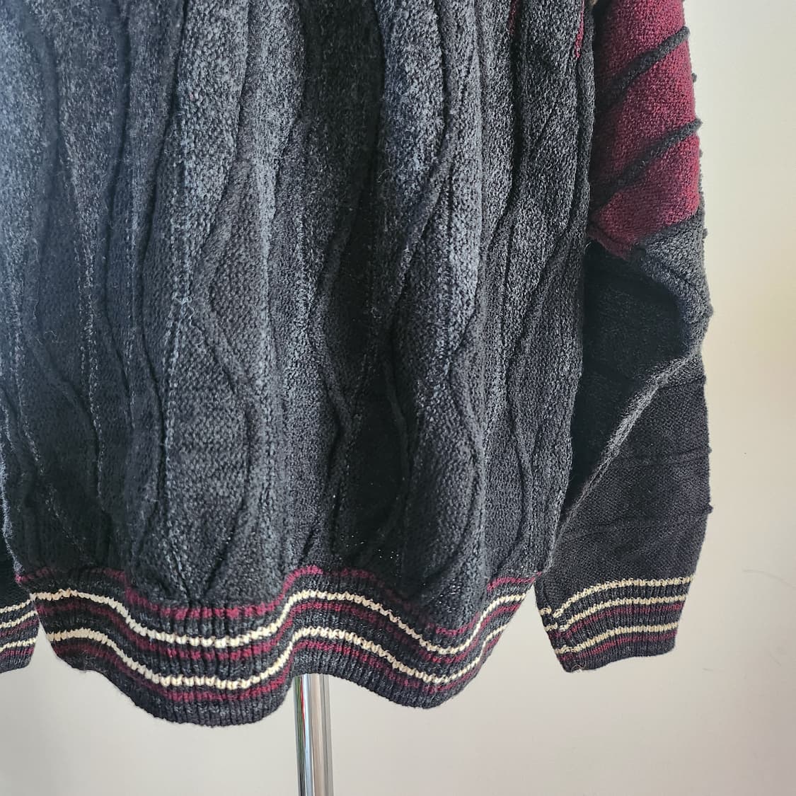 Bachrach 빈티지 케이블 니트 남여공용 상품이미지4