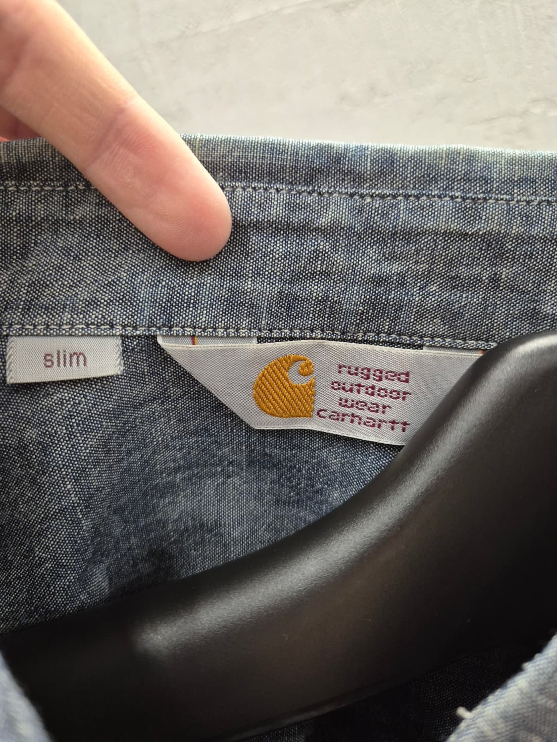 칼하트 데님 셔츠 M 상품이미지5