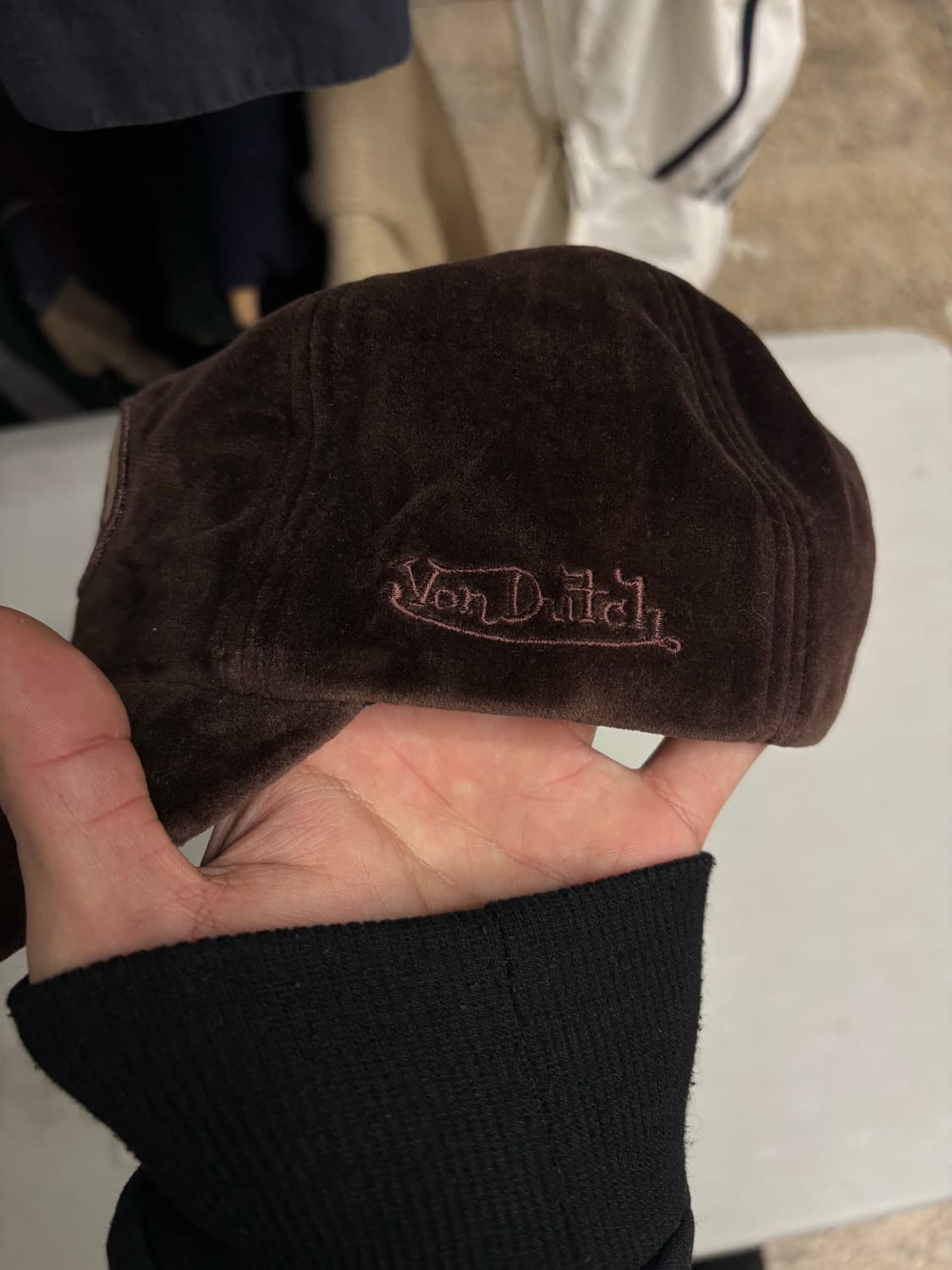 본터치 벨루아 브라운 볼캡 상품이미지2