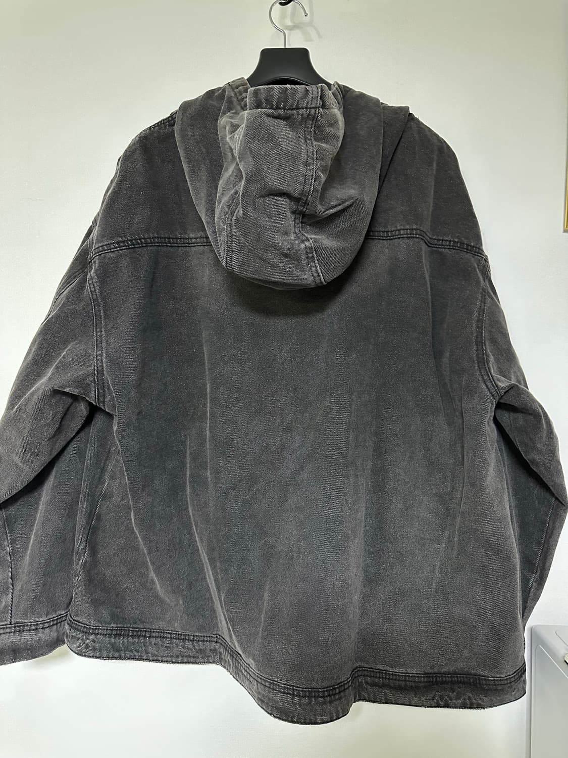 나이스고스트클럽 데님 풀오버 후드 자켓 상품이미지3