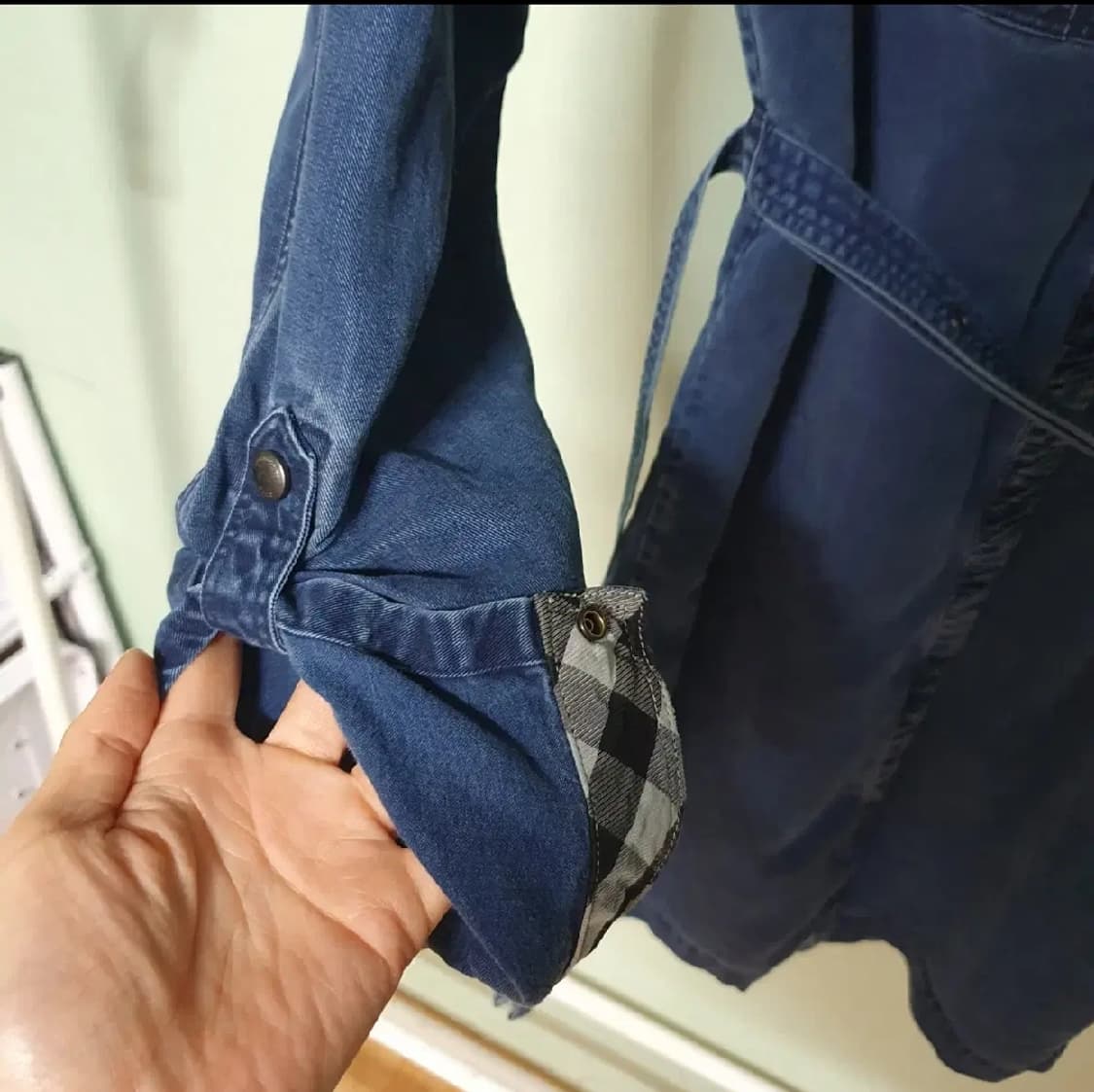 버버리 브릿 데님 원피스 청원피스 85 상품이미지4