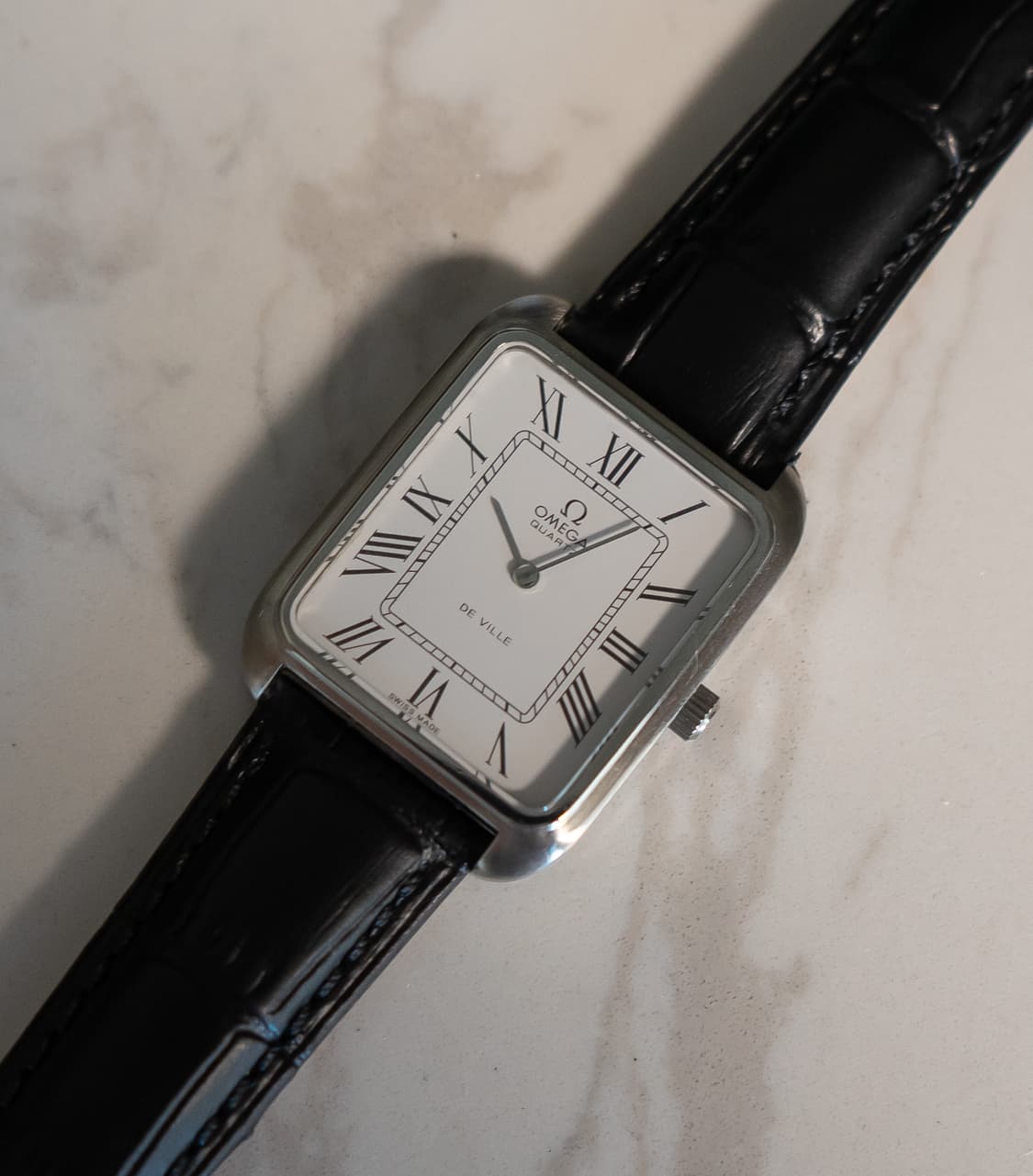 오메가 드빌 탱크 로만 점보 쿼츠 시계 상품이미지2