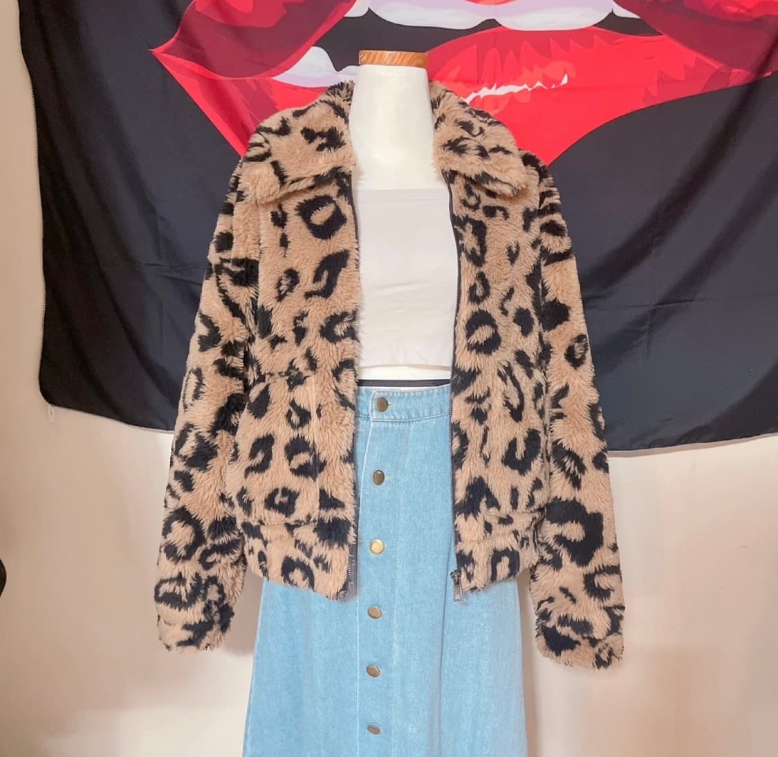 BAGATELLE NYC LEOPARD FUR JACKET 상품이미지4
