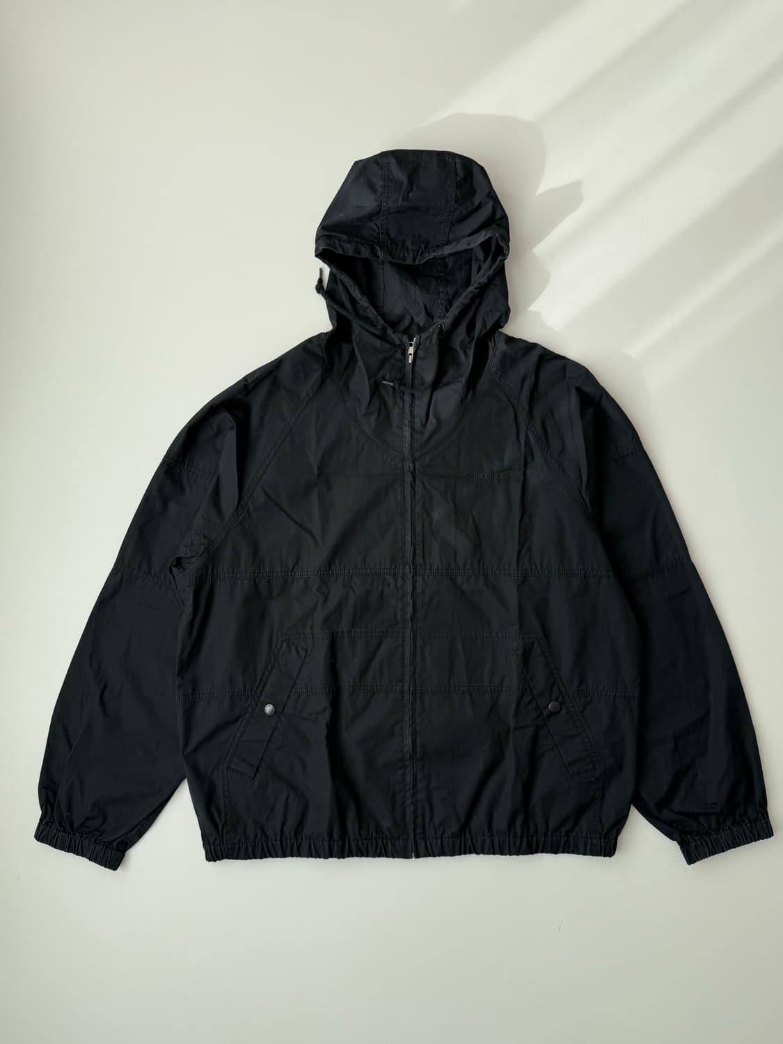 18ss 슈프림 코튼 후디드 라글란 자켓 상품이미지1