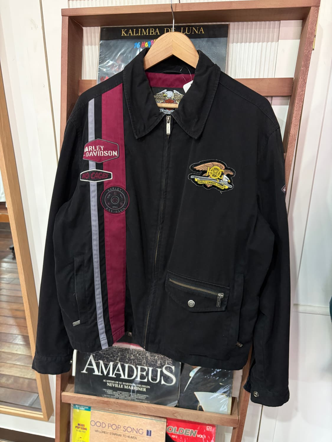 J33 할리데이비슨 패치 바이크 자켓 상품이미지1